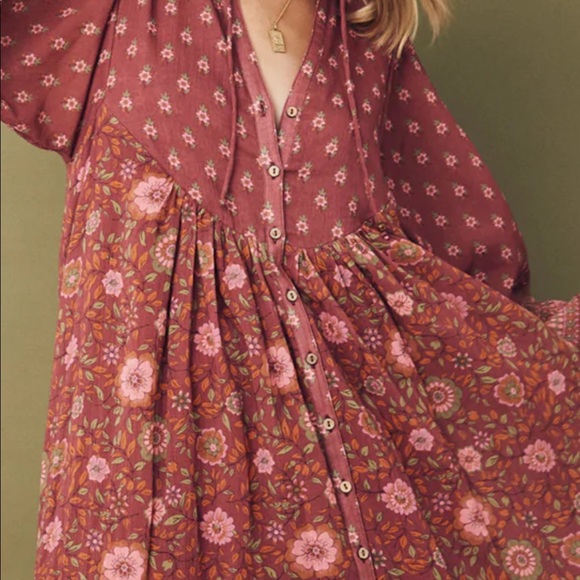 NWT Spell & The Gypsy Utopia Berry Gown - Picture 3 of 14